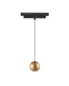 MAGNETO* COLGANTE BOLA 7W NEGRO/ORO 2700K TRIAC
